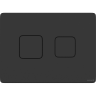 Кнопка CERSANIT ACCENTO SQUARE для AQUA пневматическая пластик черный матовый 69078