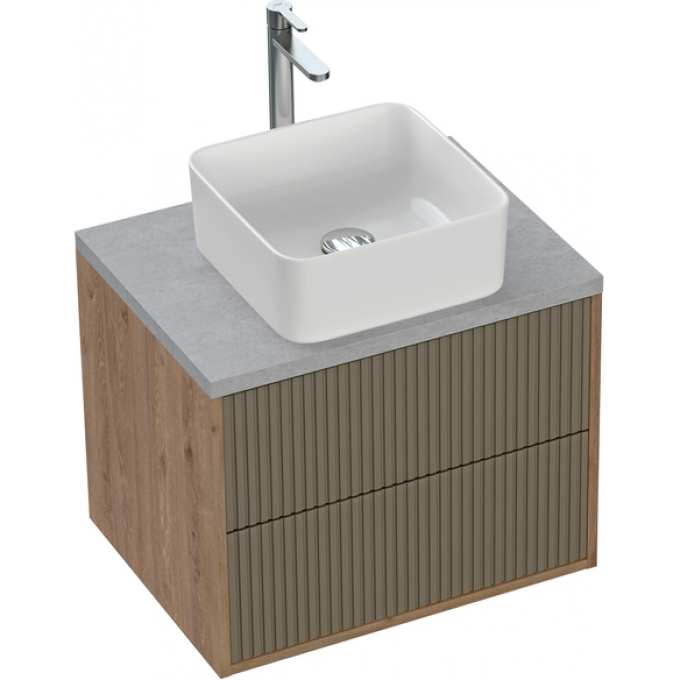 Тумба подвесная CERSANIT CLASSIC RIBBLE 60 коричневый 69279