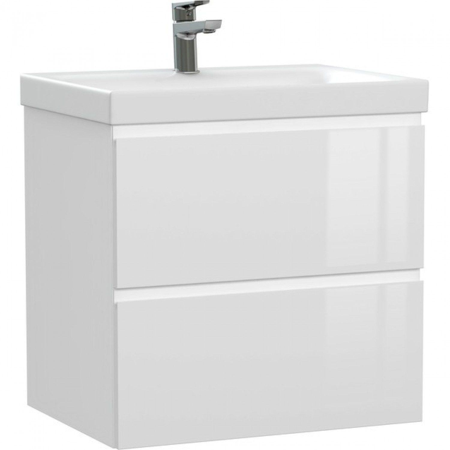 Тумба CERSANIT MODUO 60 под раковину, подвесная 64125. Купить Тумба на ...